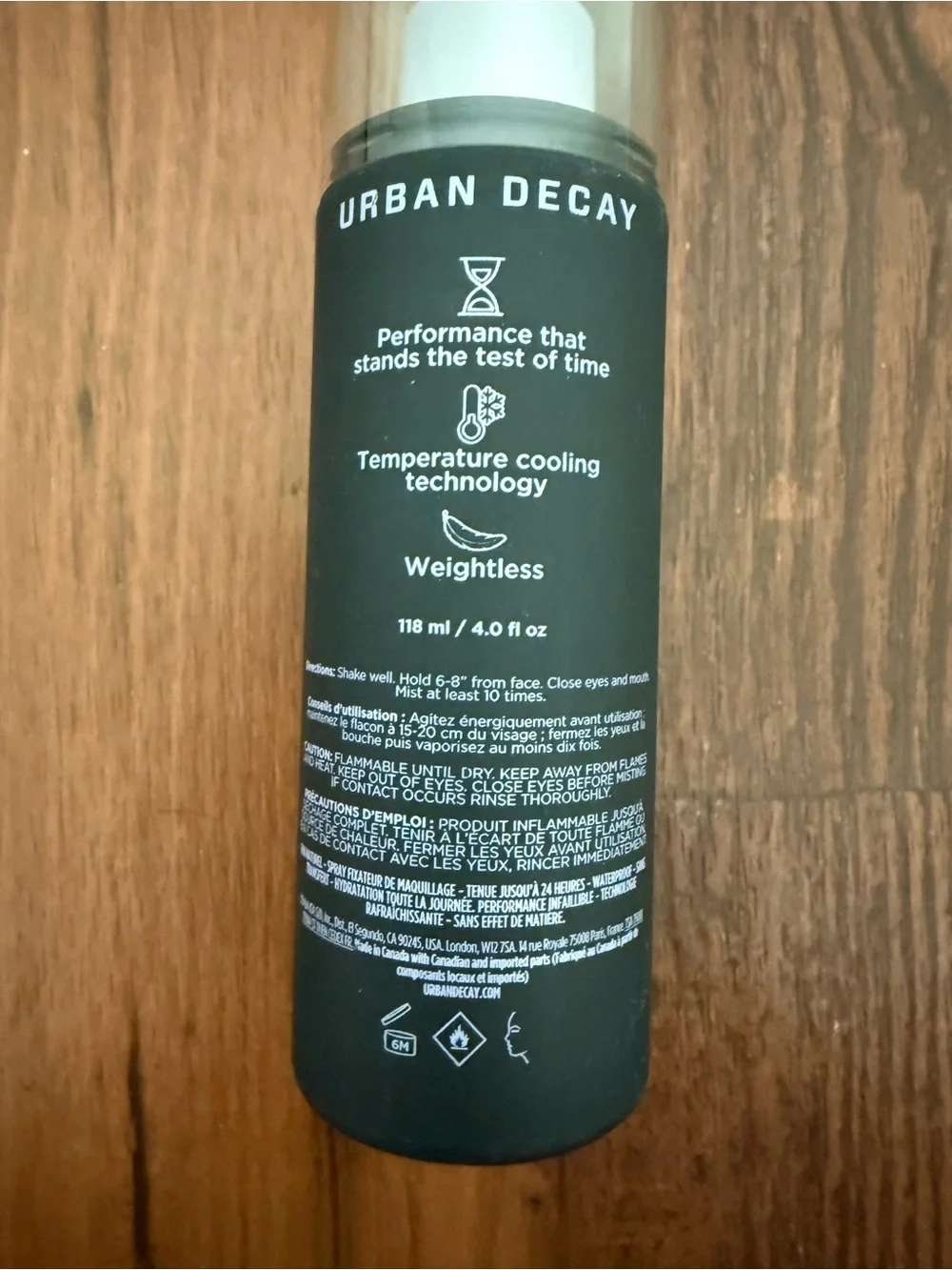 Urban Decay ALL NIGHTER WATERPROOF MAKEUP SETTING SPRAY 4oz